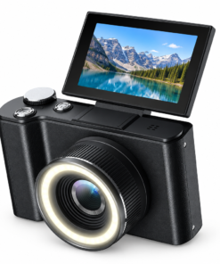 4K vlog digital camera with flip screen
