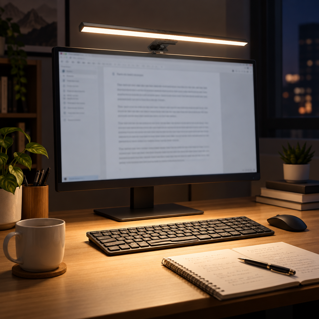 LED Monitor Light Bar with Adjustable Brightness